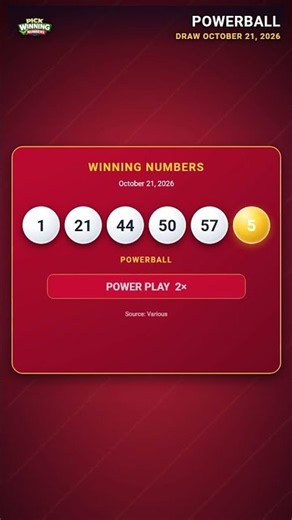 Check Your Powerball Numbers - Did You Match Tonight?
