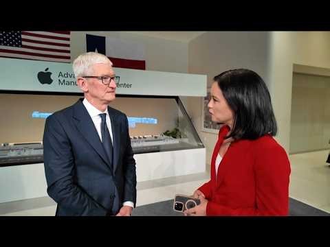 One-on-one interview with outgoing Apple CEO Tim Cook and CBS News