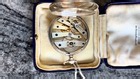 Antique Stauffer Swiss Silver Pocket Watch Working