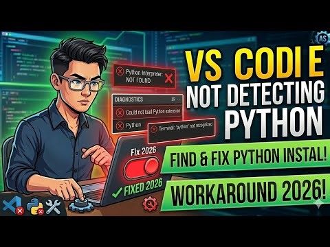 VS Code Not Detecting Python | Fix 2026