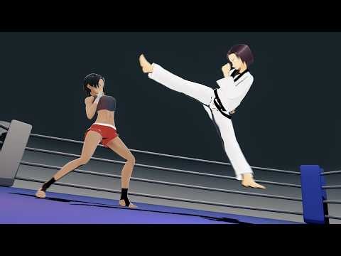 【Girls Fight】Mali vs Seol-rang【Blender】