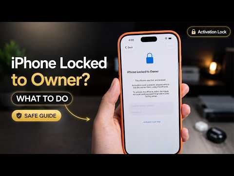 (2026) iPhone Locked to Owner? iMobie AnyUnlock Activation Lock Options Explained