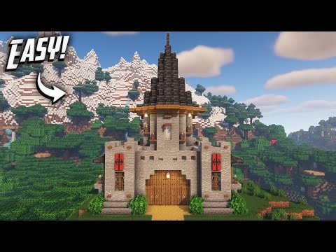 Minecraft: How To Build A Survival Castle House Tutorial