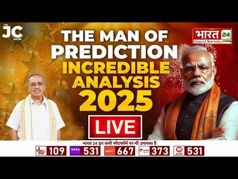 The JC Show LIVE : The Man of Prediction | Incredible Analysis 2025 | Narendra Modi | PMO India