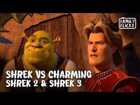 Charming's Most Evil Moments | Shrek 2 & 3