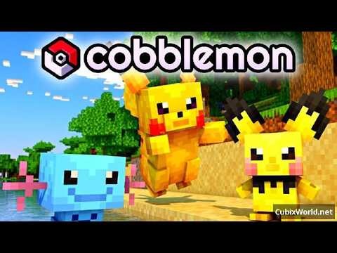 Pokémon in Minecraft?! First Time Cobblemon LIVE 🔥