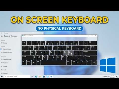 How to Enable On Screen Keyboard in Windows 10 (2026) — Quick & Easy