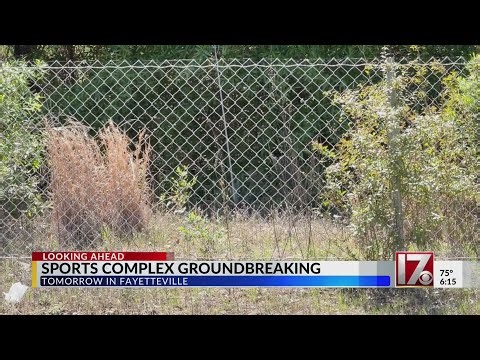 Thursday is Fayetteville sports complex groundbreaking