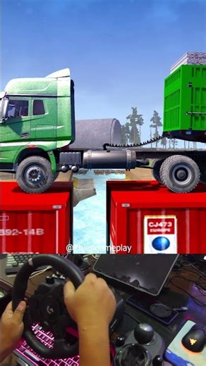 Spintires: MudRunner - SHACMAN DELONG X5000 rescuing a stuck truck in deep snow #621 #zhiengameplay