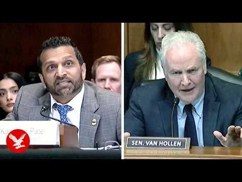 'You are a disgrace': FBI Director Kash Patel clashes with Van Hollen during heated exchange