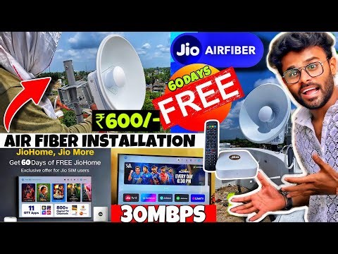 Jio AirFiber Installation FULL Details 😍 | Free Installation + 60 Days Free Trial + Recharge Plans 💥