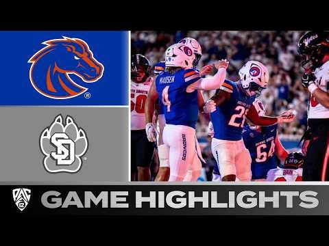 Boise State vs. South Dakota | Sire Gaines & Dylan Riley takeover leads Broncos | Game Highlights