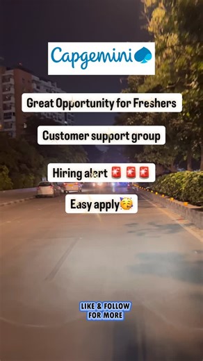 @guide_to_career on Instagram: "📢 JOB ALERT | CAPGEMINI HIRING 2025 PASSOUTS 🚀 Looking to start your IT career with a top MNC? Here’s a great opportunity with Capgemini 👇 🔹 Role: CSG IT Enablers – Contact Support Group 🔹 CTC: ₹3.25 LPA (₹3 LPA + ₹25K one-time incentive) 🔹 Location: Noida 🔹 Batch: 2025 passouts only 🔹 Qualification: Any 3-year Diploma / Graduation 🔹 Shift: 24×7 Rotational 🔹 Mode: Virtual selection process 🧑‍💻 What you’ll do: ✔ Handle customer queries via voice, chat &
