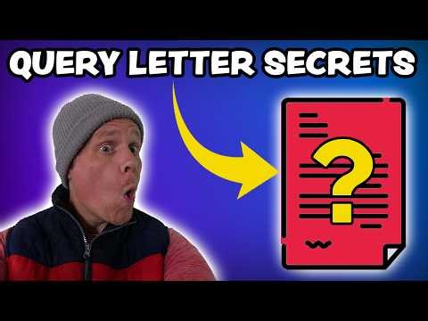 I Analyzed 100 Query Letters. This works GUARANTEED! How to Write a Query Letter the Right Way 2026