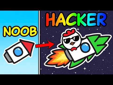 Upgrading My Rocket to MAX LEVEL in Roblox Chicken Rocket Incremental