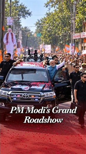 Prime Minister Narendra Modi Holds Roadshow in Varanasi