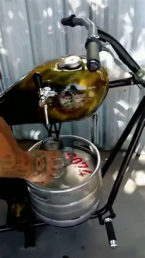 A Bike, A Keg, And A Genius Idea 🍻🏍️