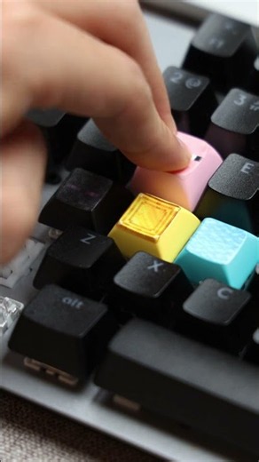 I Made a Minecraft-Inspired Custom Keycap 🎮 | UV Printing