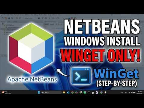 How to Install Apache NetBeans on Windows Using Winget (No Web Browser or EXE!)