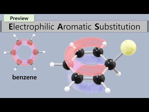 [Preview] Electrophilic Aromatic Substitution(EAS) | General Mechanism | Benzene | [4k] 018