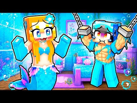 A MERMAID GIRL KIDNAPPED Me in Minecraft!