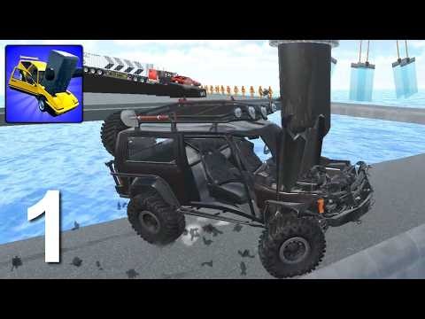 Crash Master 3D - Gameplay Walkthrough #1 (Android, iOS) Car Crash Simulator