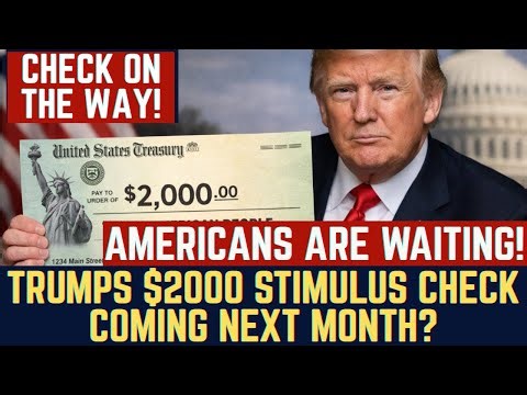 BREAKING EXECUTIVE ORDER: Trumps $2000 Stimulus Check Coming Next Month? | Americans Are Waiting!