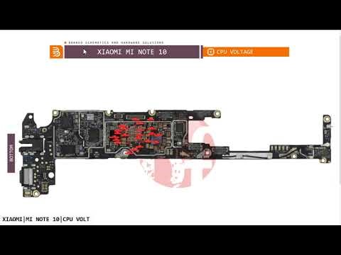 XIAOMI MI NOTE 10 Power & CPU Voltage Ways Input Output Problem Fix IO Rail Short Problem Fix ✅