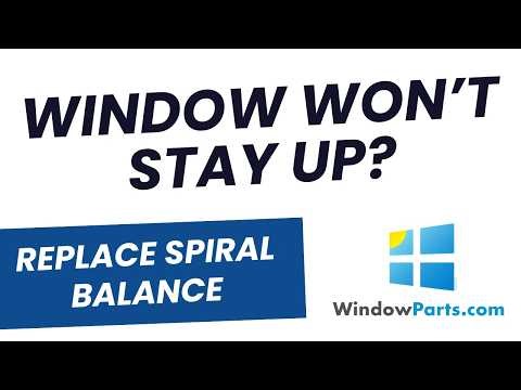 How to Replace Spiral Balances on Tilt Windows | Step-by-Step DIY Guide