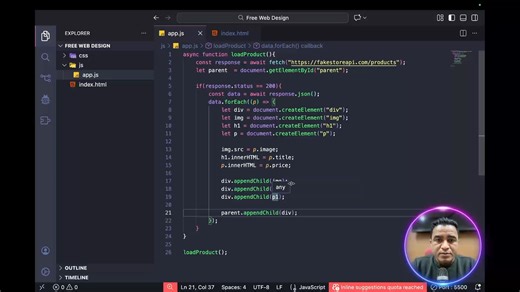 Learn how to integrate API in JavaScript #codeit #htmlcss #javascript | Code-IT