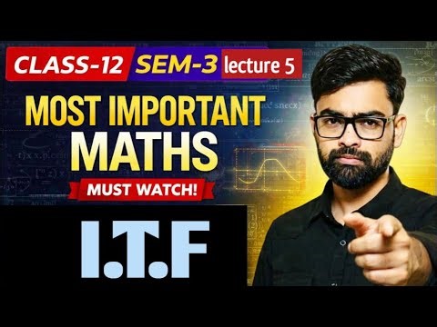 Inverse Trigonometric Function | Lec 5 | Class 12 [SEM 3]| Most Important Maths solve￼| by Asish sir
