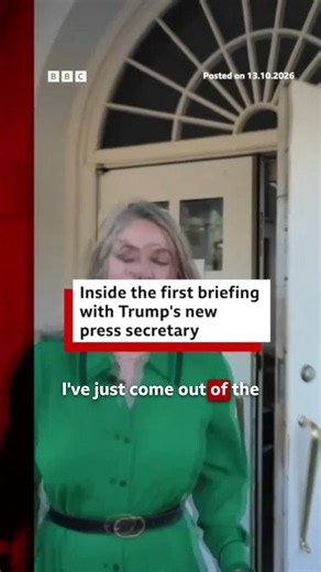 Katie Zacharia's predecessor Karoline Leavitt served as White House press secretary from the beginning of Trump's second term in January 2025 until August 2026. #KatieZacharia #WhiteHouse #DonaldTrump #PressSecretary #USPolitics #BBCNews