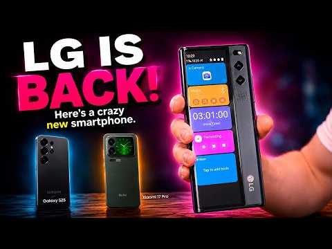 Legendary L G is back! She's created a crazy 2026 Smartphone!