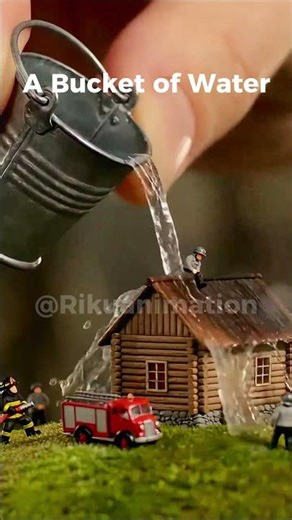 A Bucket of Water #memesdaily #shorts #ricoanimations