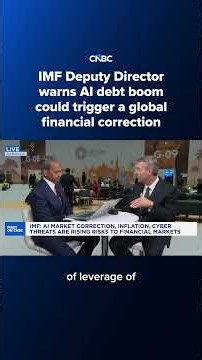 IMF Deputy Director warns AI debt boom could trigger a global financial correction