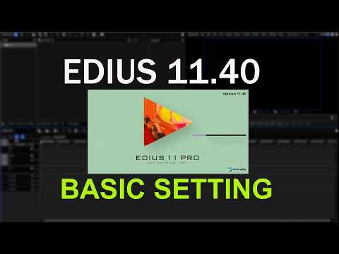 Edius Basic Setting #edius11weddingproject #ediusbasicsetting #ediusxweddingproject#video editing