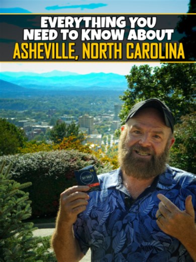 Don't Miss These Asheville Tips! Everything you need to know about Asheville, a vibrant mountain city in Western North Carolina known for its historic architecture, thriving craft beer scene, and outdoor adventures in the Blue Ridge Mountains. Pro tip, bring Dry Brew Coffee with you, the portable caffeine solution for adventure in one convenient bite. Not sponsored, just big fans! #asheville #roadtrip #adventure #onlocation #outdoors @visitasheville @drybrew