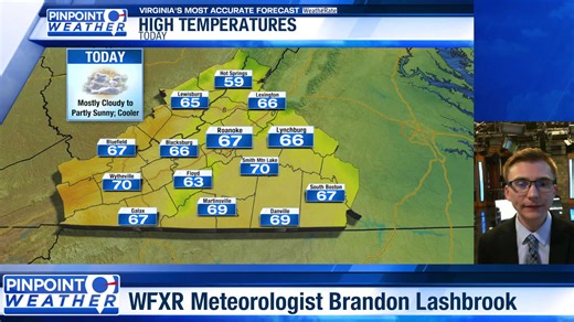 Pinpoint weather: Sunday morning forecast