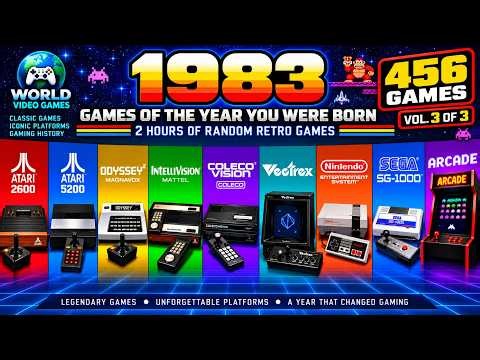 1983 - Vol. 3🎮 Games of the Year You Were Born | Games of 1983 | 2 Hours of Random Games | 456 Games