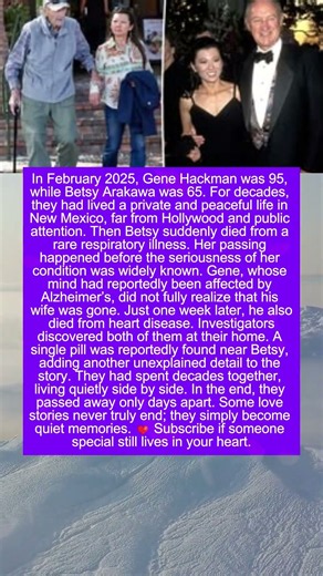 The Tragic Final Days of Gene Hackman & Betsy Arakawa 💔 #Shorts