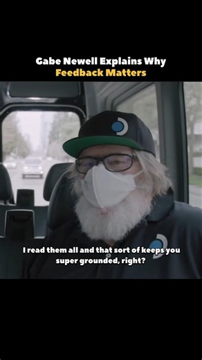 Gabe Newell Explains Why Feedback Matters #shorts #linux #valve #steam #steamdeck #coding