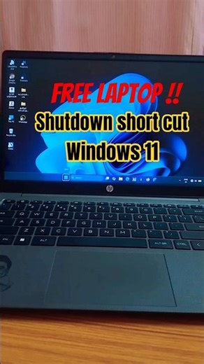 government free laptop shutdown short cut key 💻 | windows 11 shutdown short cut #shutdown #shortcut