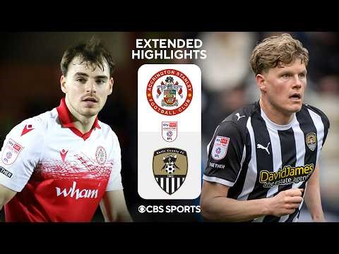 Accrington Stanley vs. Notts County: Extended Highlights | EFL League Two | CBS Sports Golazo