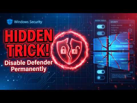 Microsoft HIDES This Trick to Disable Windows Defender Permanently!