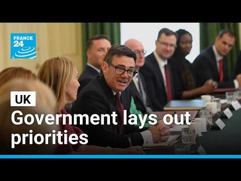 'We've got to be prepared to reprioritise': UK's PM holds first cabinet meeting • FRANCE 24