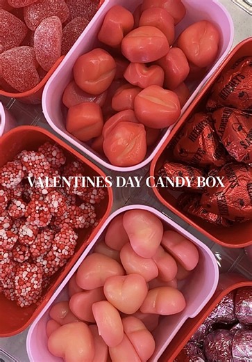 Valentine’s Day themed candy box restock 💌💋🏹🌹 #restock #valentinesday #candy #asmr #satisfyingvideo