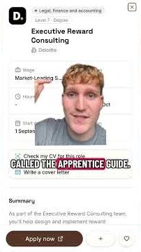 Deloitte Just opened 5+ Degree apprenticeships nationwide! #big4 #deloitte #apprenticeship