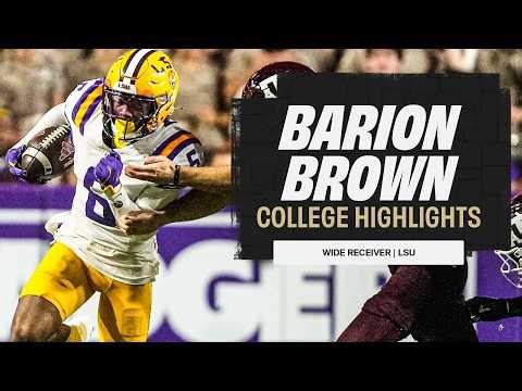 Barion Brown FULL Highlights | LSU WR | 2026 NFL Draft