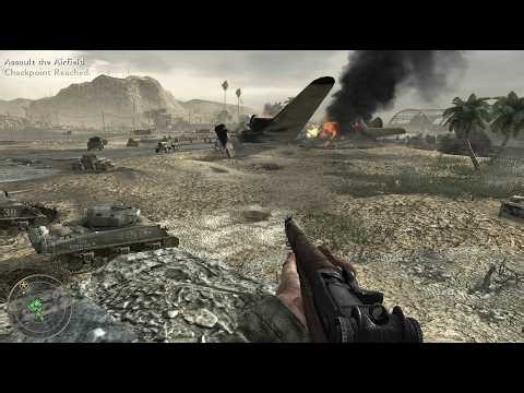 Call of Duty World at War Campaign Walkthrough Part 3 – Hard Landing (No Commentary)