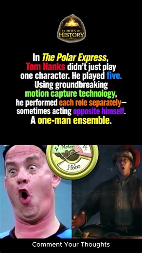 Tom Hanks Played 5 Characters in One Movie 😲 #shorts